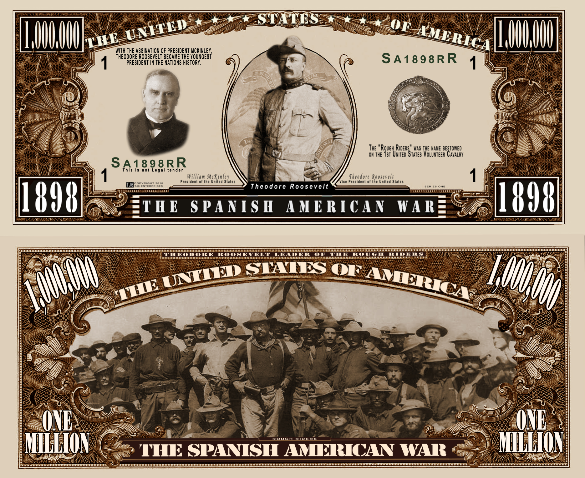 THE SPANISH AMERICAN WAR DOLLAR BILL (2 ea) eBay