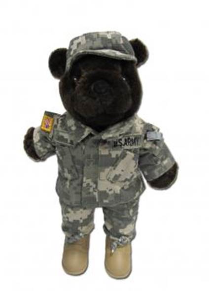 army teddy bear amazon